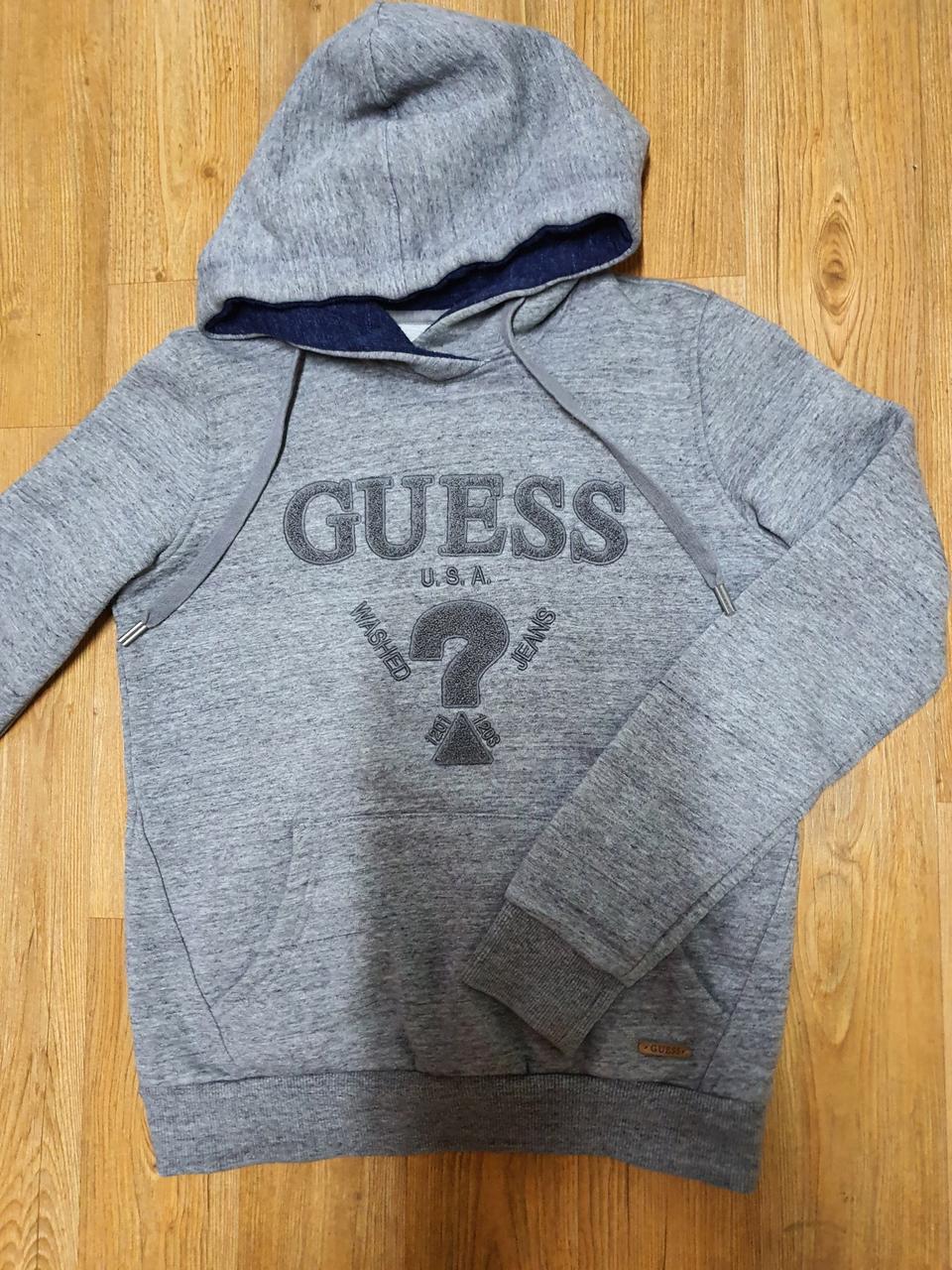 게스 두툼한 기모 후드티 75(44) 155~80A xs