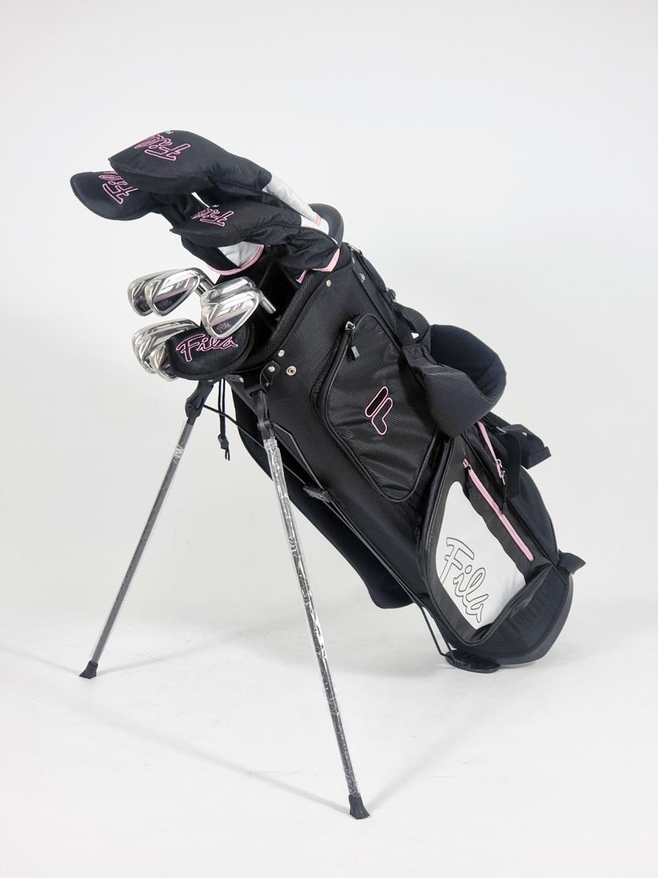 휠라 FL707 여성용 골프채 풀세트 스탠드백 포함