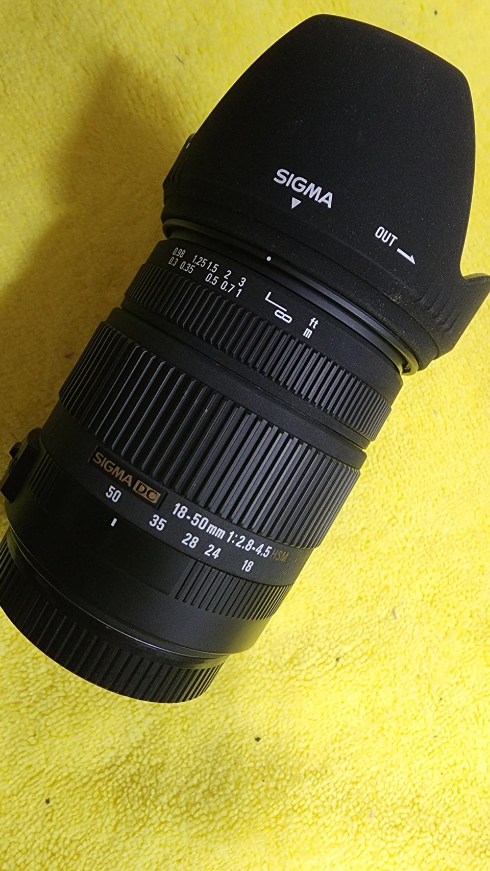 시그마18-50mmos 캐논용판매합니다
