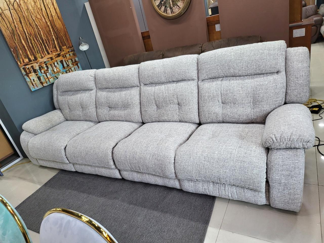대구중고가구 4인 패브릭 리클라이너 소파 / 패브릭 전동 리클라이너 쇼파