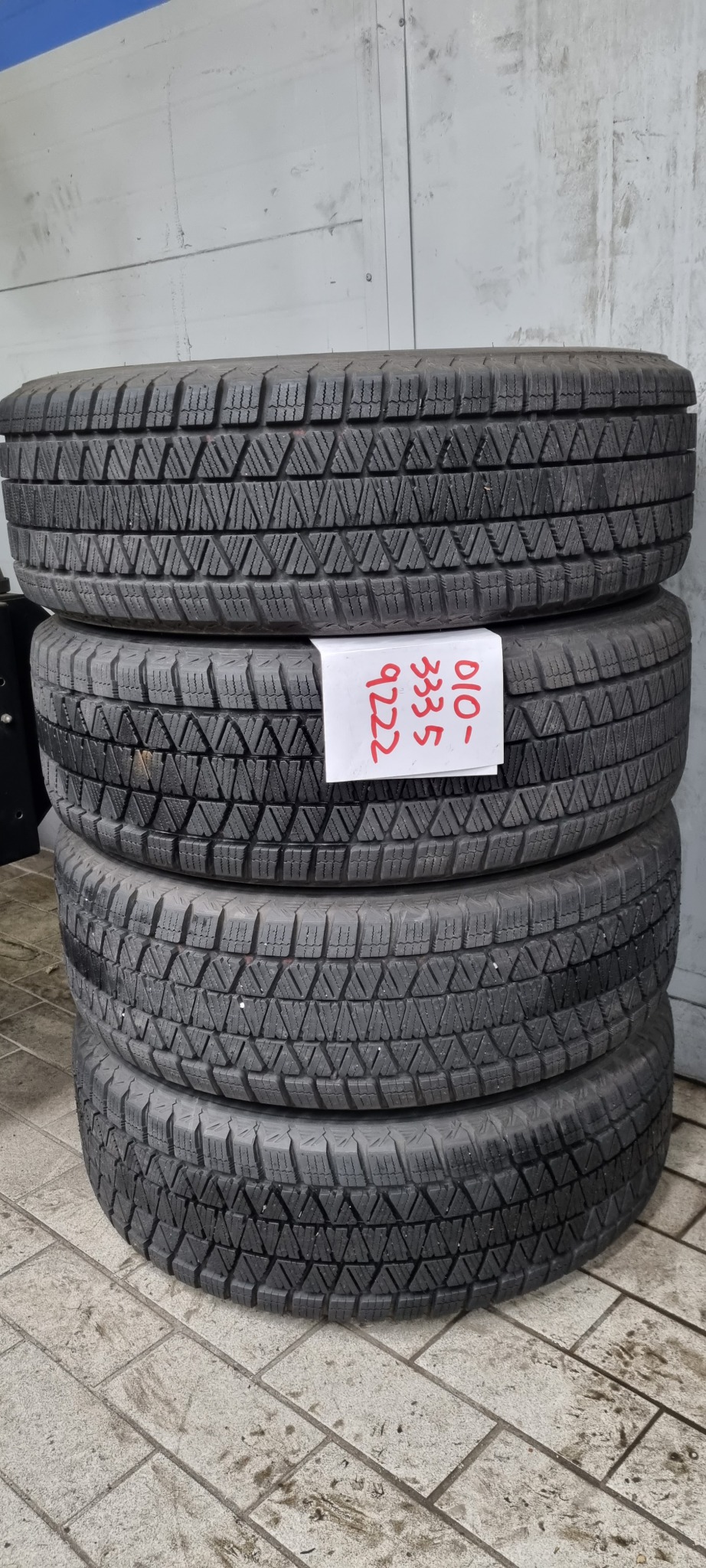 브릿지스톤 블리작 스노우 윈터 타이어 DM-V3 225/60R17 4개