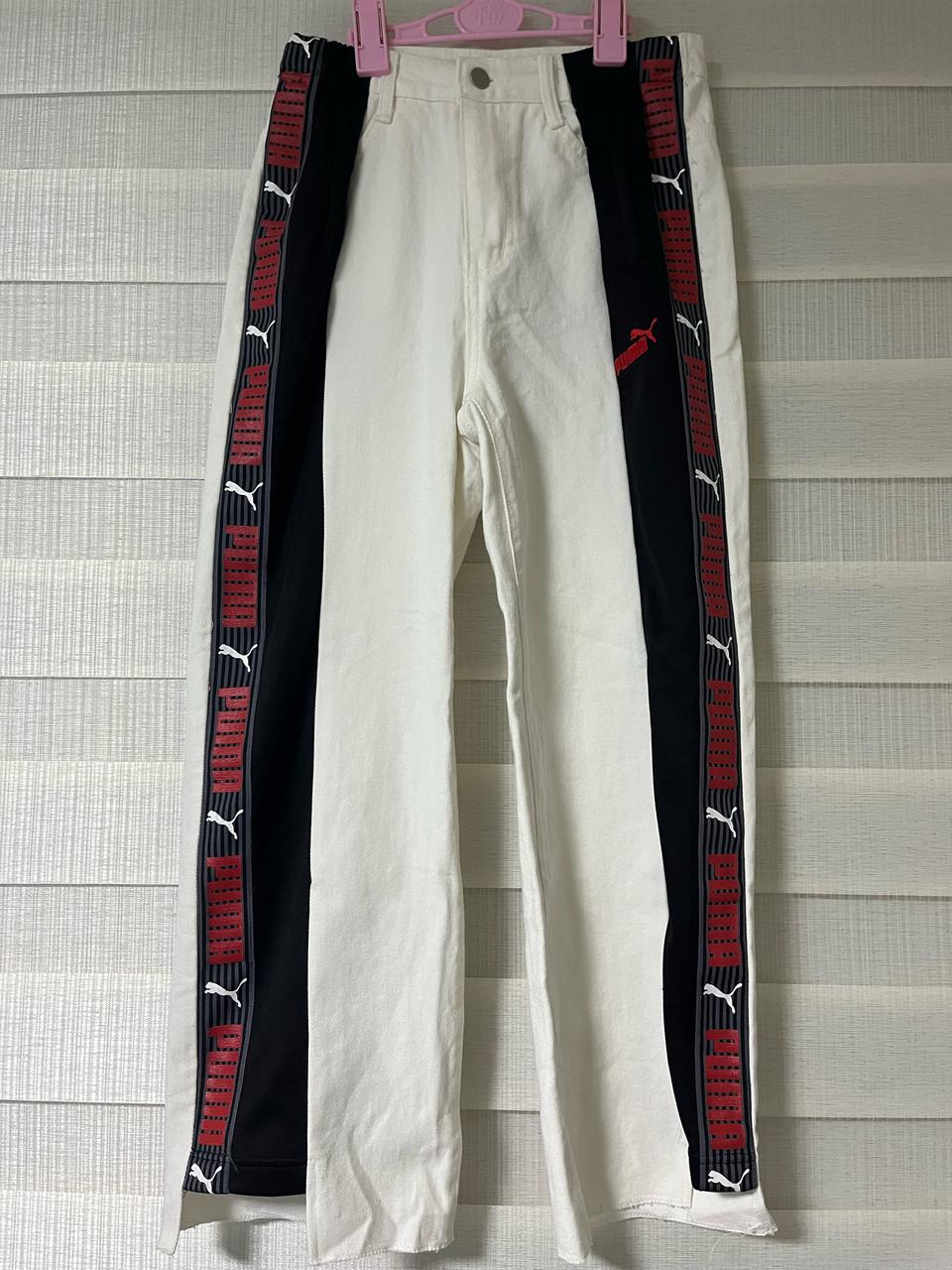 유이브 뉴진스 트랙팬츠 커스텀 바지 푸마 빈티지 리메이크 트랙진 김코디