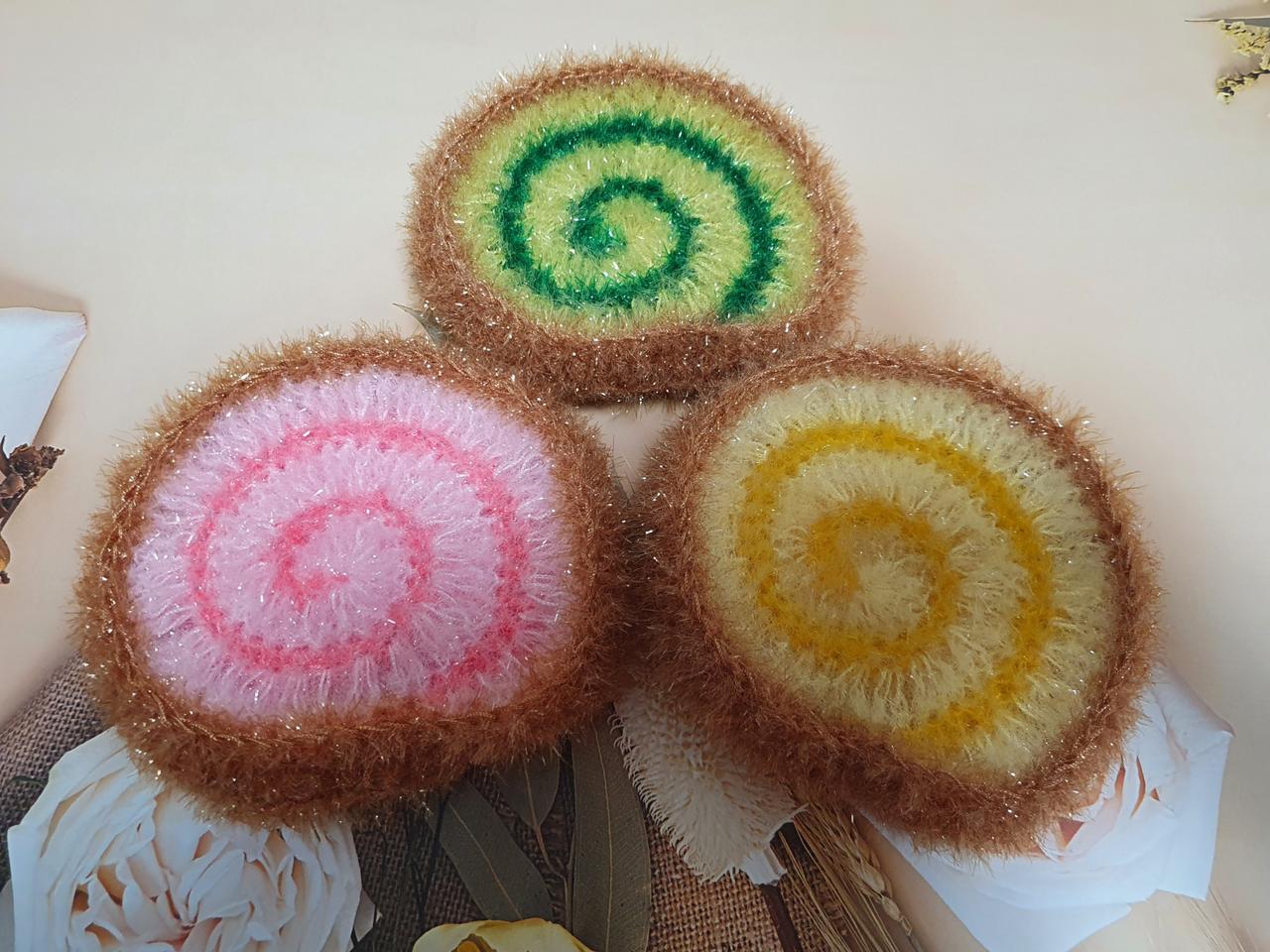 롤케이크수세미