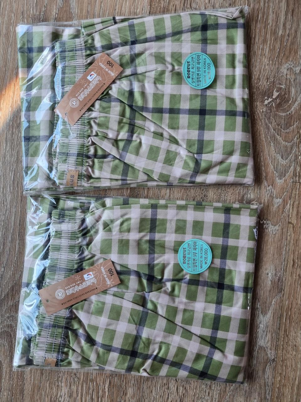 남자면잠옷바지 9부  디자인 100사이즈