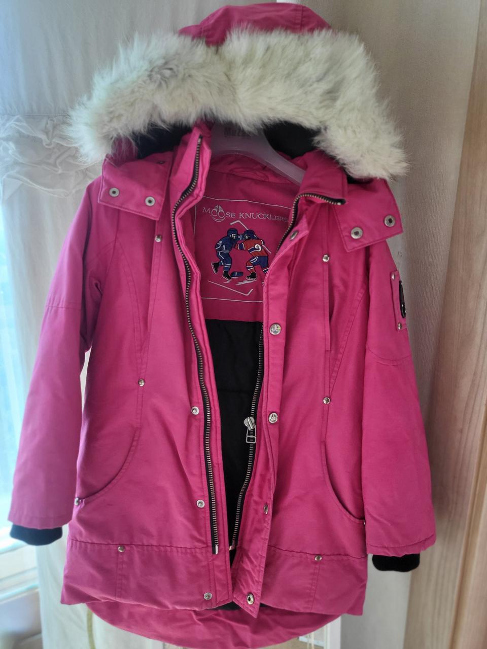 정품 무스너클키즈 핑크 화이트폭스퍼 s7-9세
