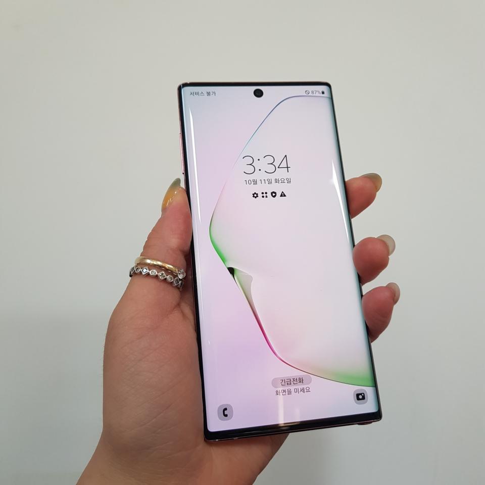 [당일출고] 갤럭시노트10 5G 핑크 256기가 판매합니다