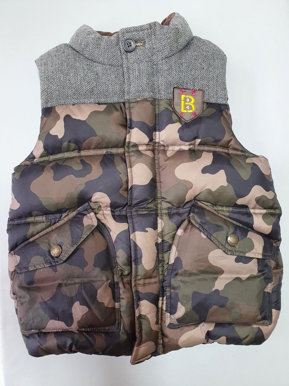 블루독 오리털 덕다운 패딩조끼 120사이즈