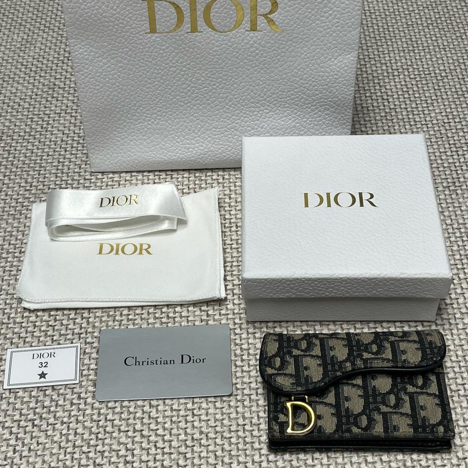 디올 오블리크 새들 카드지갑 판매합니다 (정품)