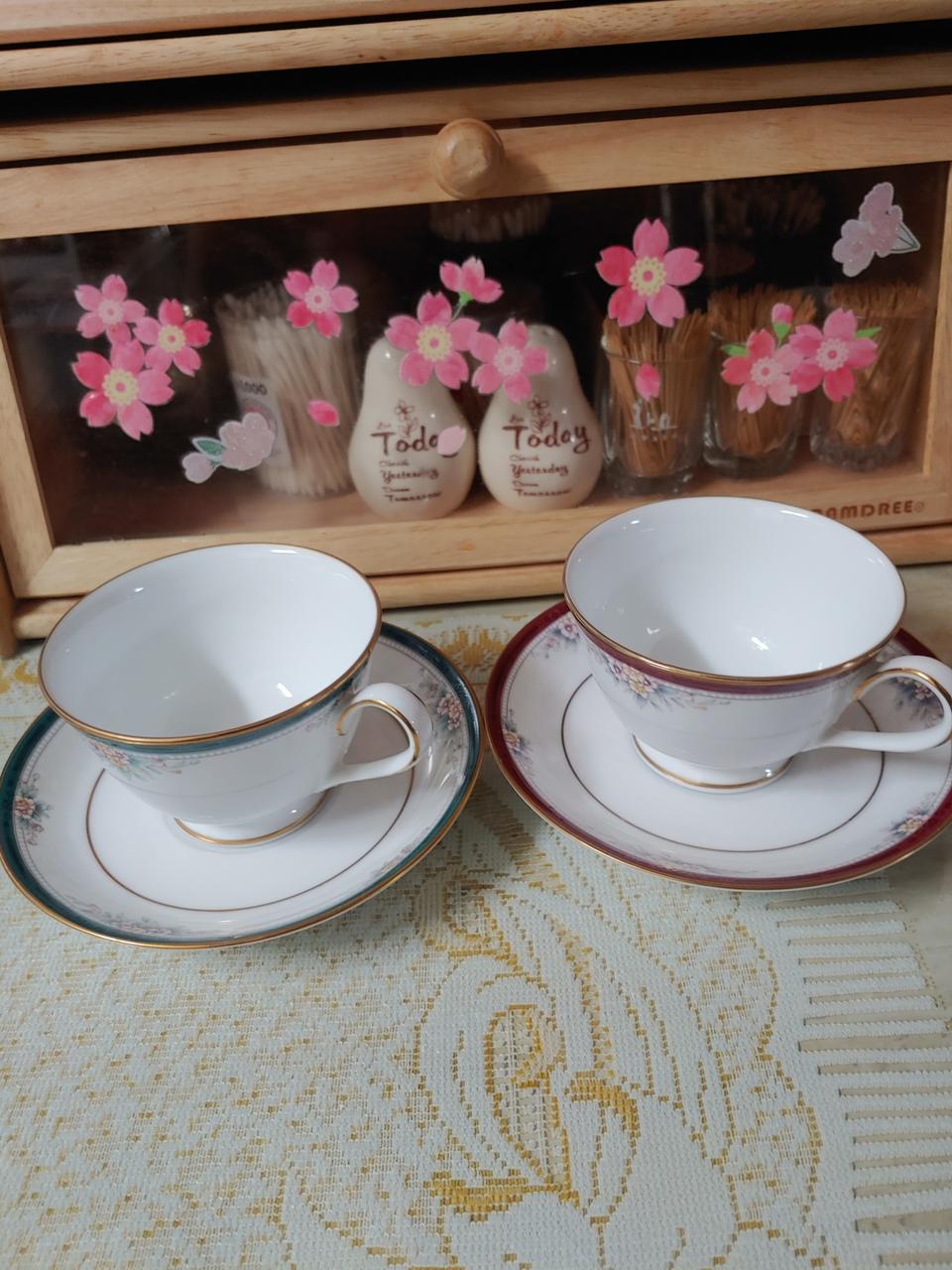 노리타케.커피잔세트.2벌~일괄