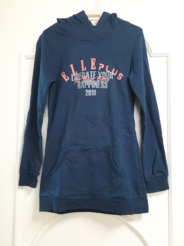 엘르플러스 후드티 85사이즈