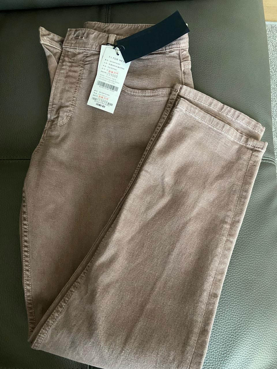 티아이포맨 컬러 다잉 데님