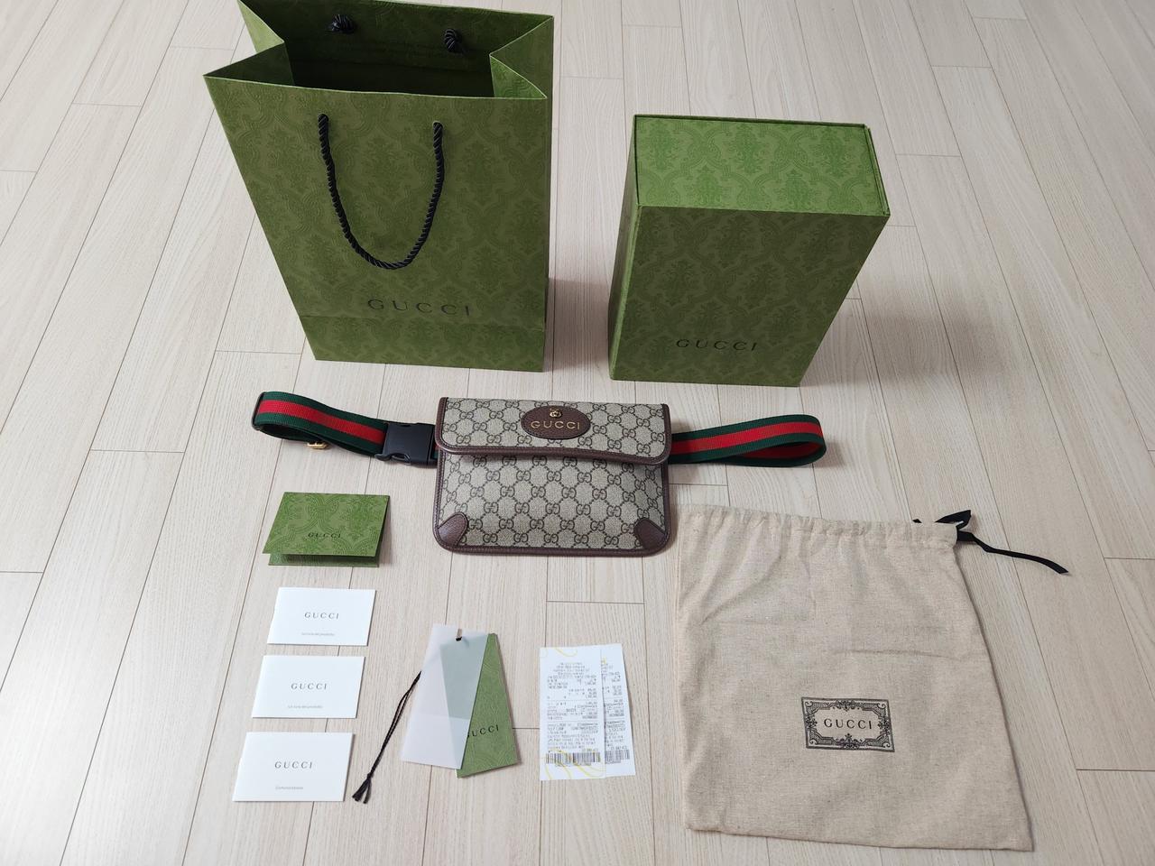 구찌 네오빈티지 수프림 벨트백(백화점정품)