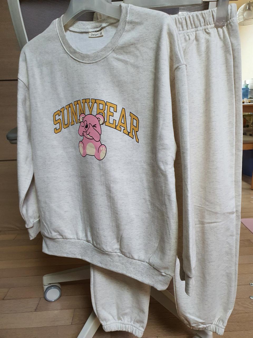 써니 베어 핑크 곰 상하복 새거