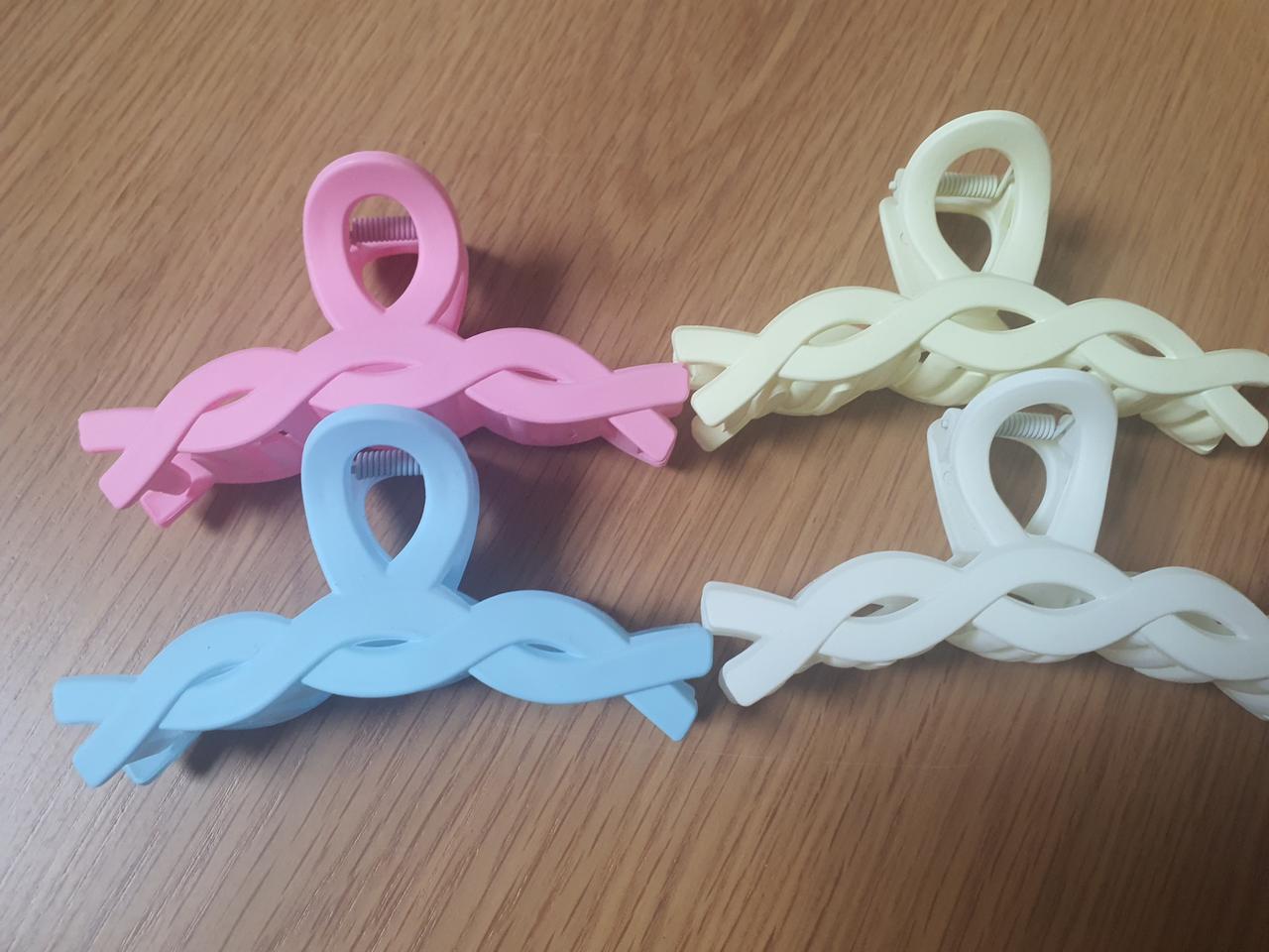 <새상품>아크릴 꼬임 집게핀