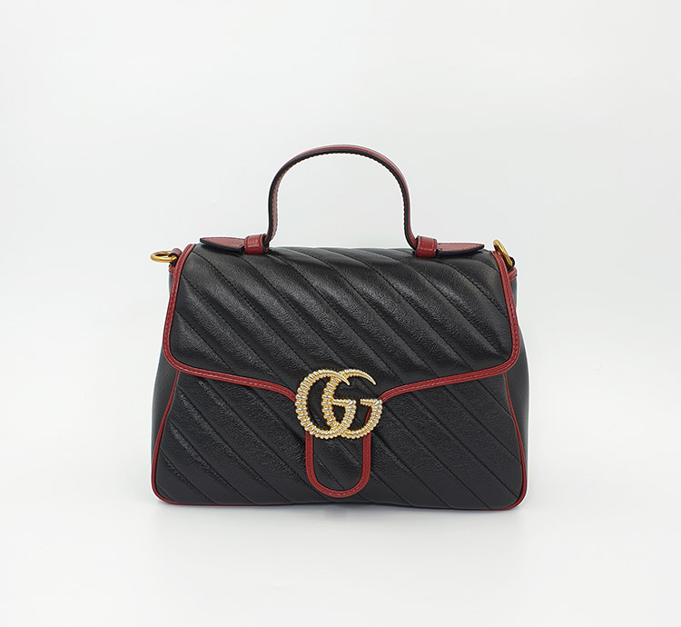 구찌 GG 마틀라세 탑핸들백 스몰 498110