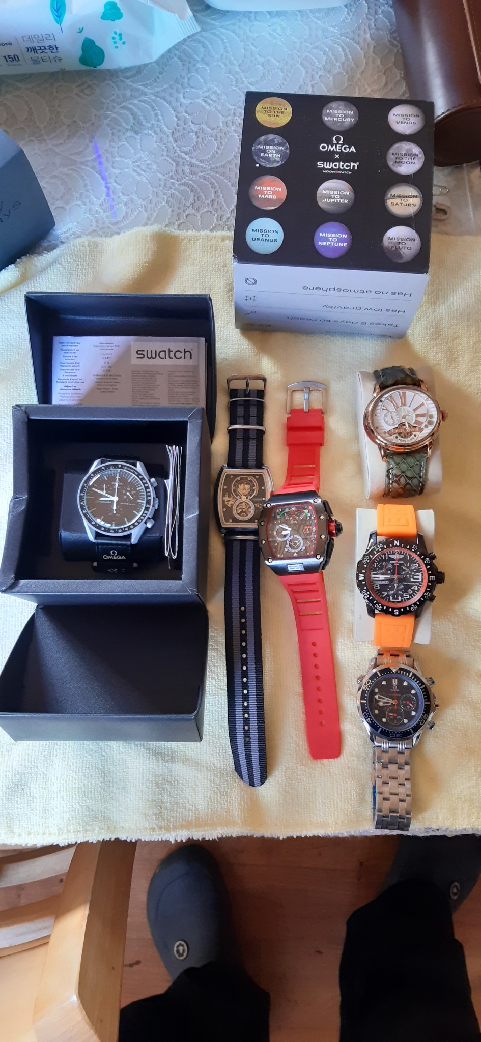 시계 미사용 6종일괄 판매 합니다