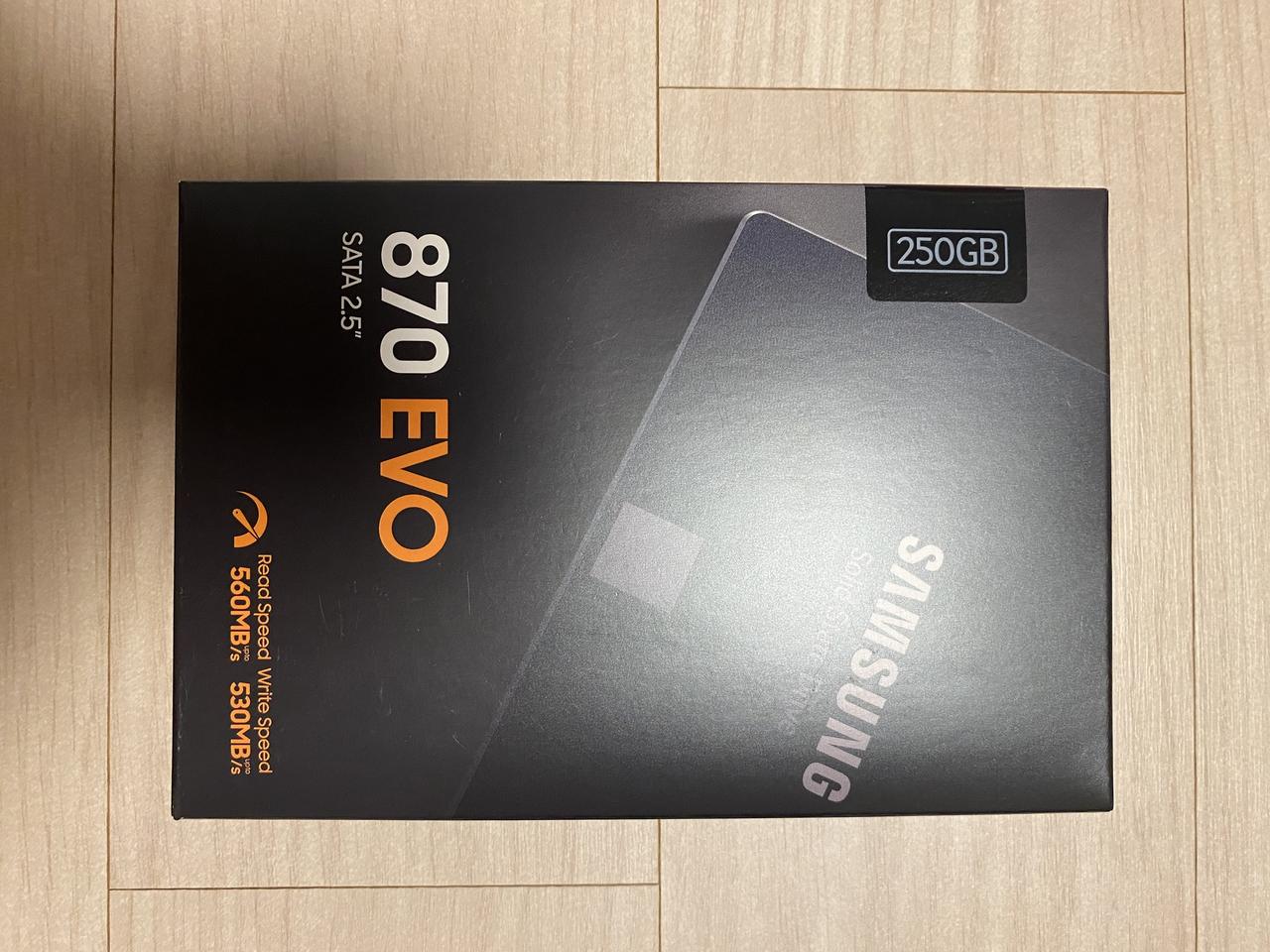 삼성 870 EVO 250G SSD 미개봉 새제품