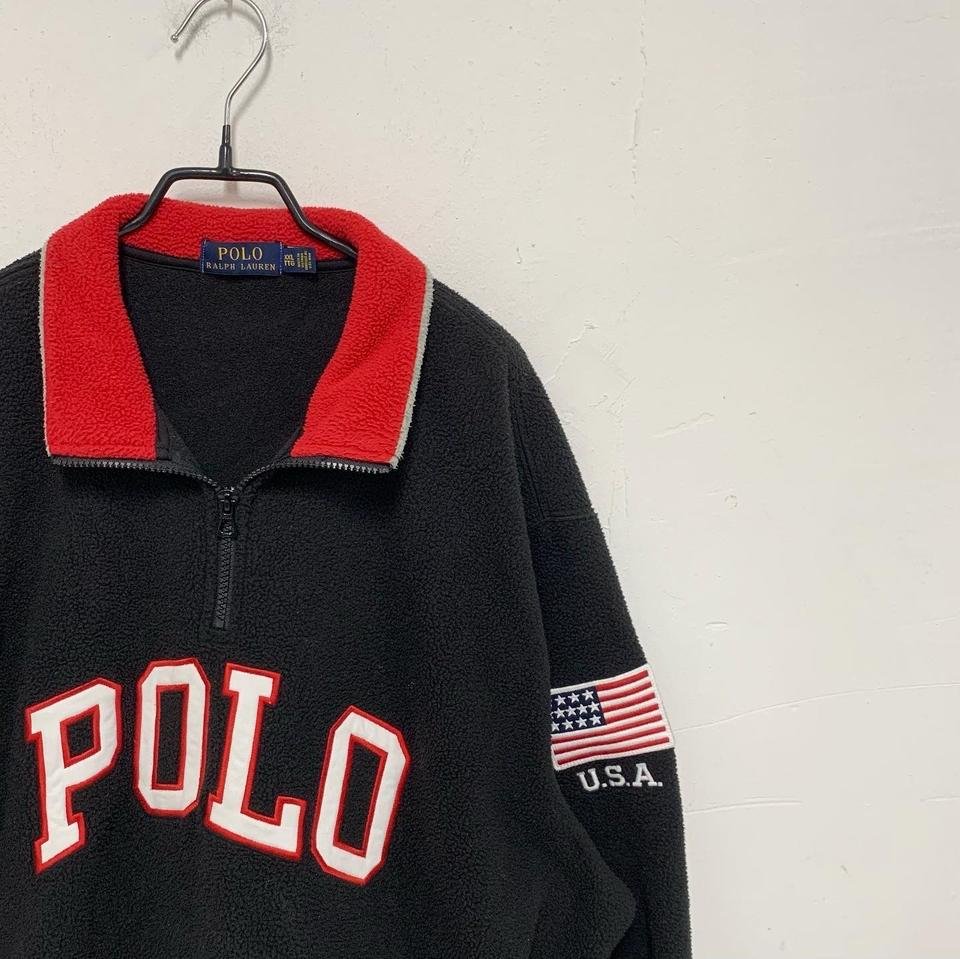폴로 랄프로렌 성조기 후리스 아노락 블랙 | 세컨웨어(헬로마켓) 폴로 랄프로렌 성조기 후리스 아노락 블랙 | 세컨웨어(헬로마켓)
