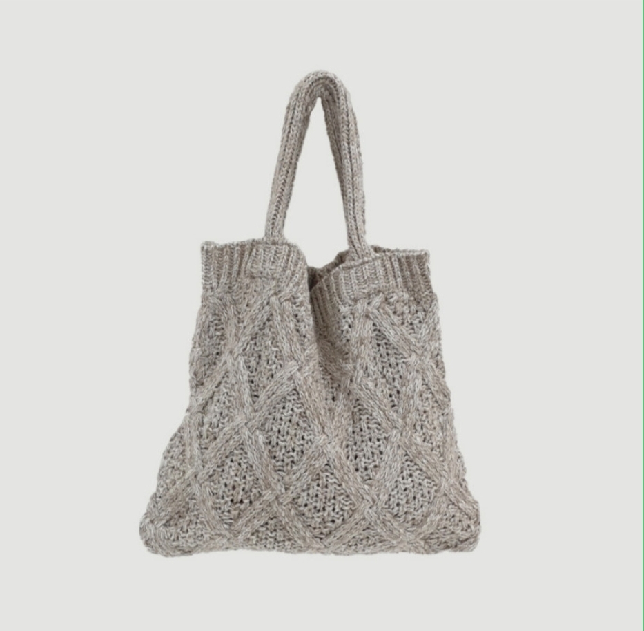 보카시 니트 토트백