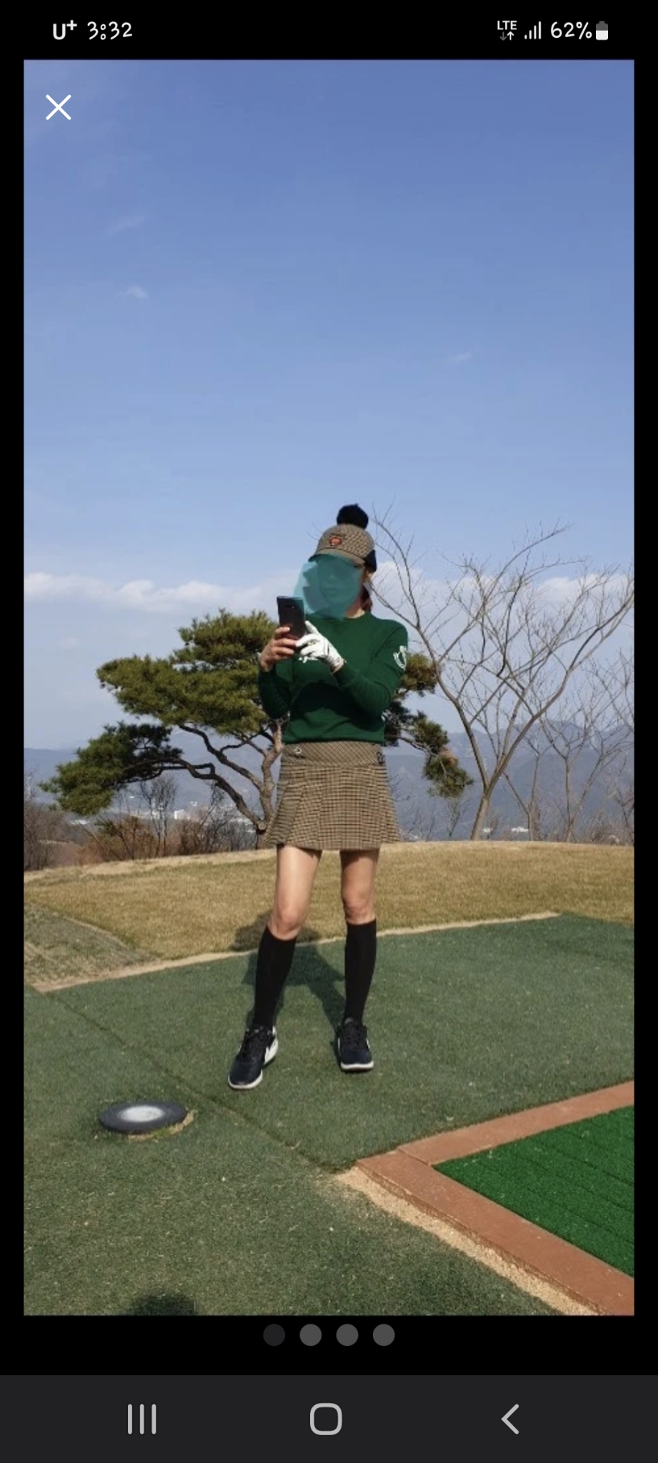 파리게이츠모자 및파리게이츠 니트스커트