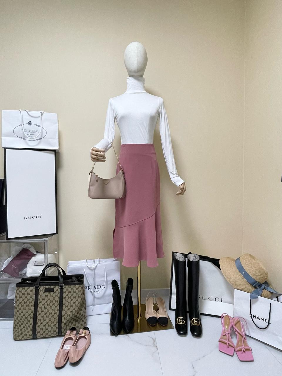 베이비핑크인어트임스커트