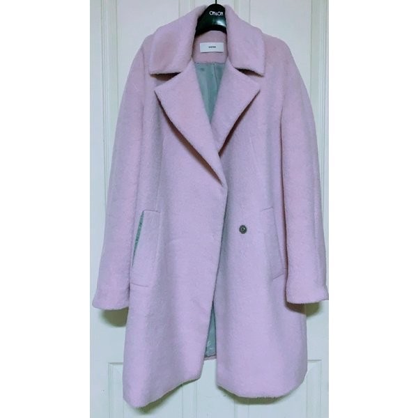 백화점 한섬 시스템 라마 울 원단 좋은 코트