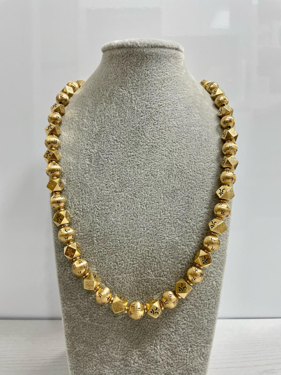 18k 염주금목걸이 판매(금팔찌,부산18k)