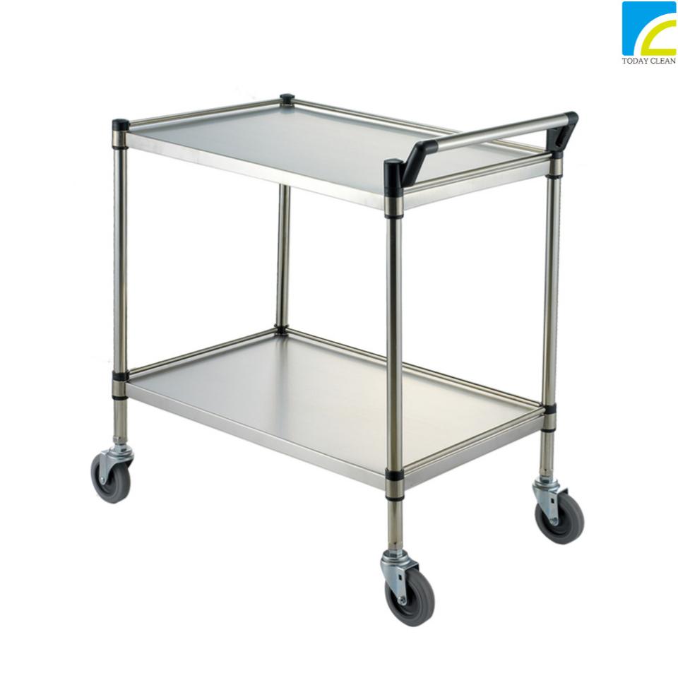 [새제품]이동식 카트 웨건 외건 웨곤 주방 드레싱 스테인레스 2단중형