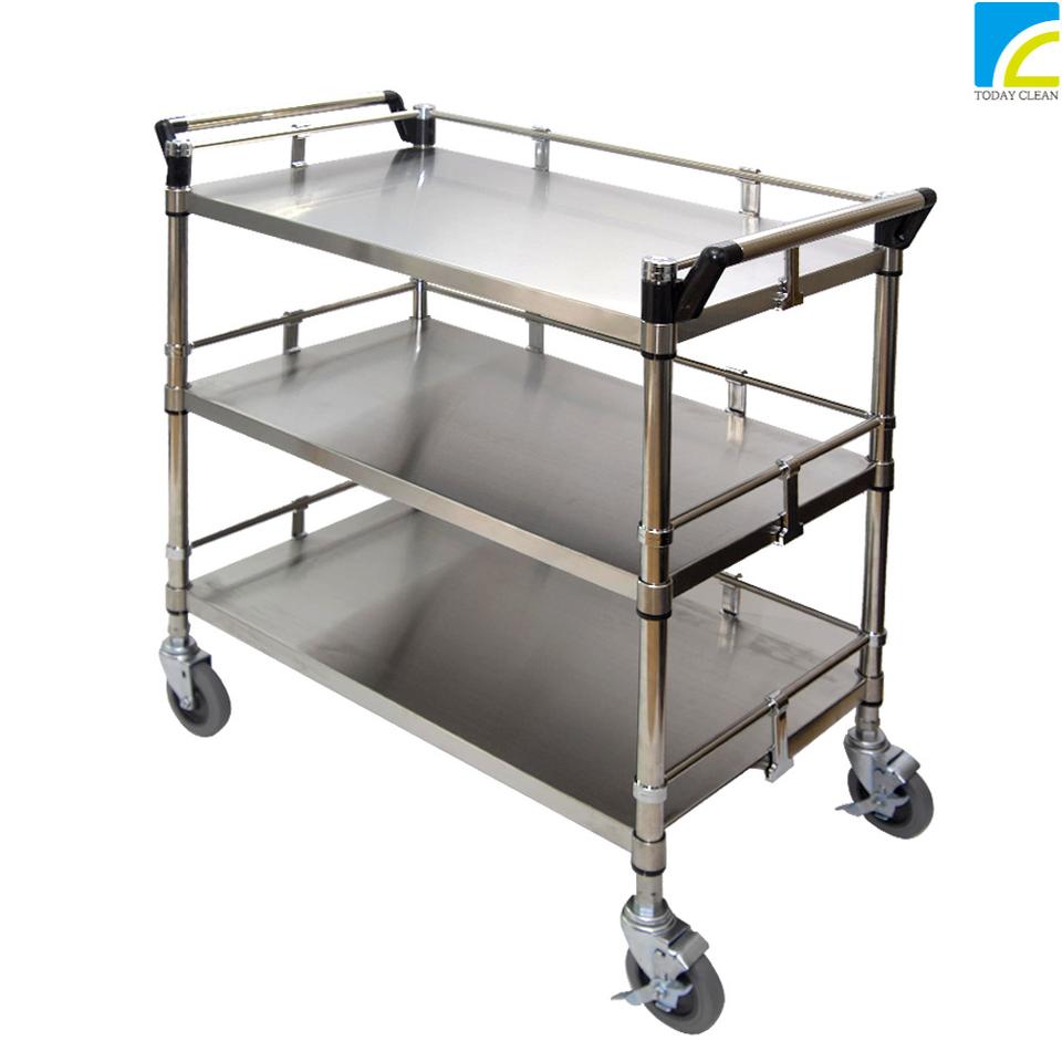 [새제품]이동식 카트 웨건 외건 웨곤 주방 드레싱 스테인레스 2단 특대형