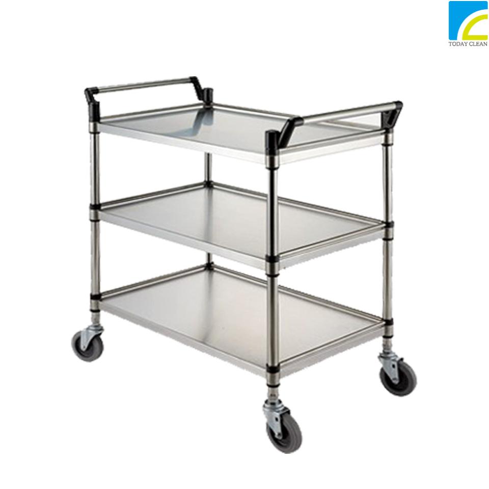 [새제품]이동식 카트 웨건 외건 웨곤 주방 드레싱 스테인레스 3단 중형