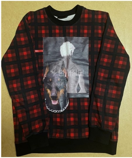 ★당일발송★ [정품] 지방시 도베르만 타탄체크 맨투맨 S