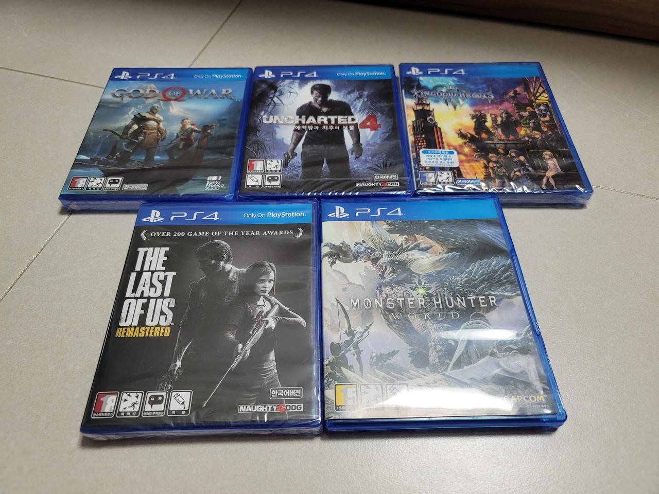 PS4 게임 5종