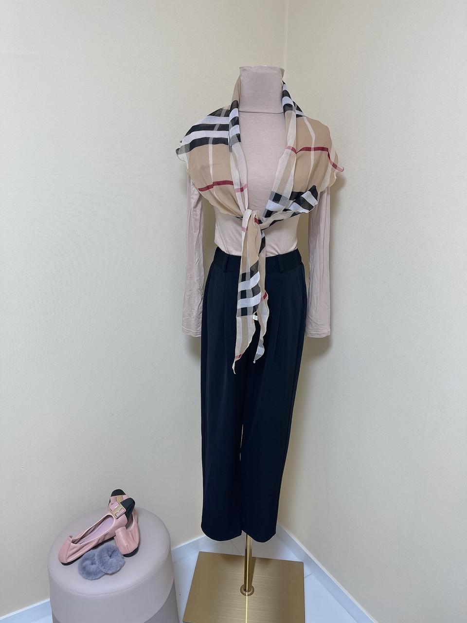 하이웨스트 블랙팬츠