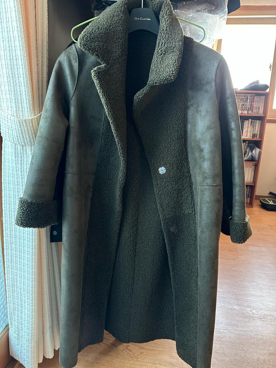 여성 인조 무스탕 코트