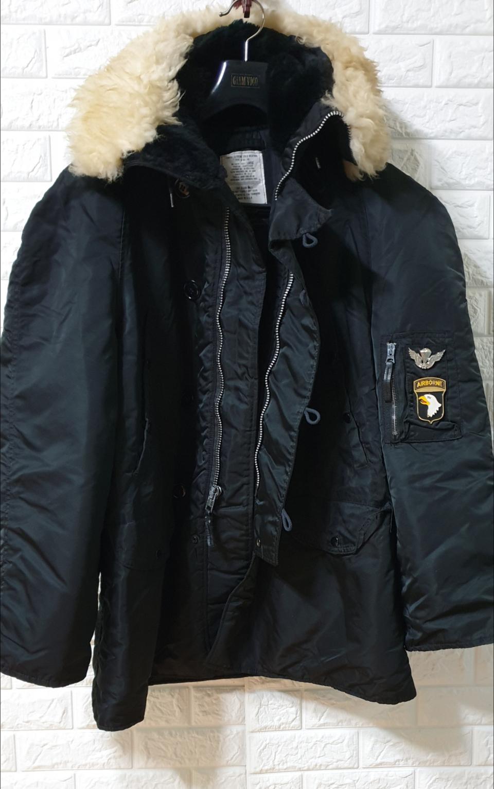 알파인더스트리 미군지급용파카 오리지널 알파 빅사이즈