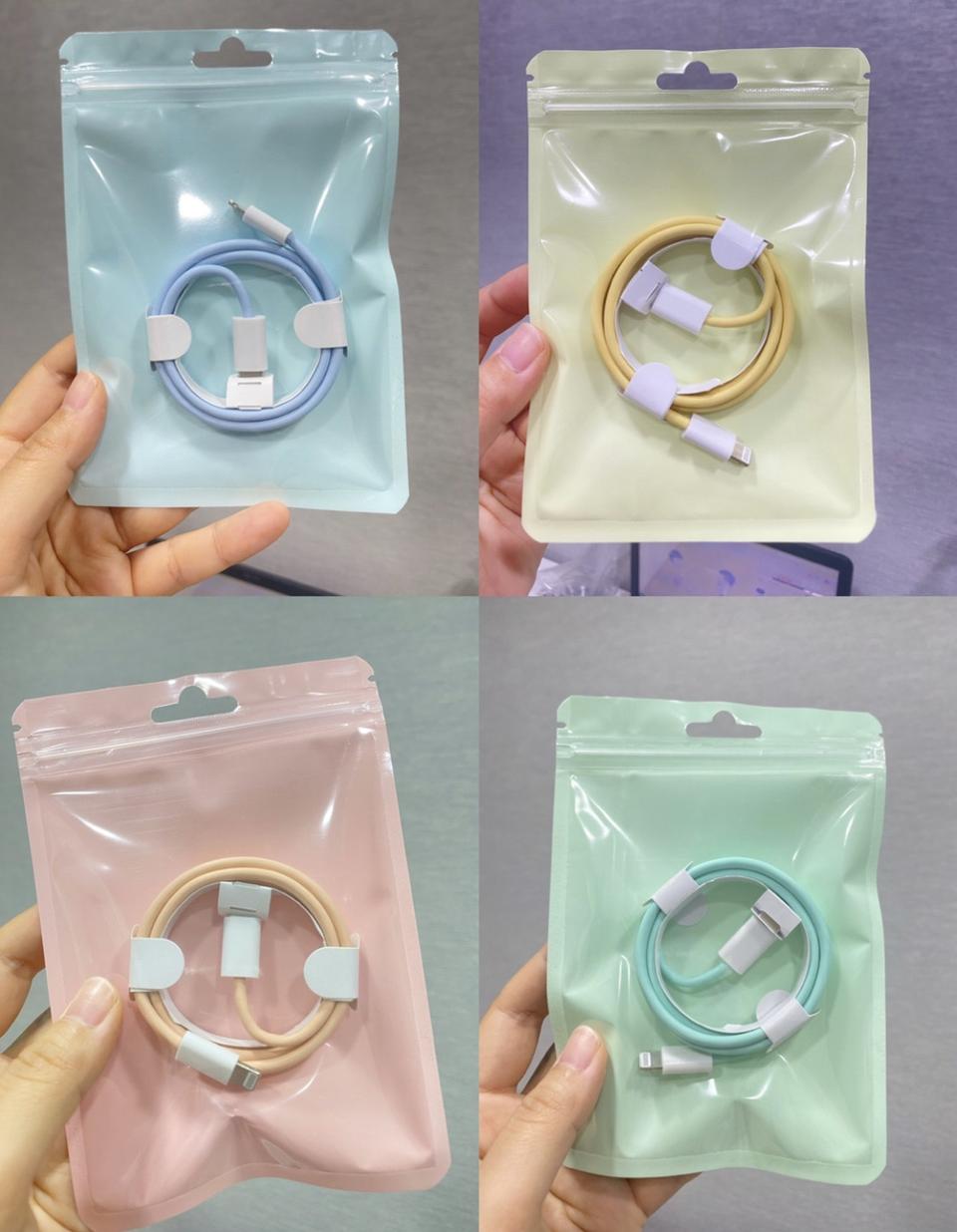 마카롱 아이폰 충전선