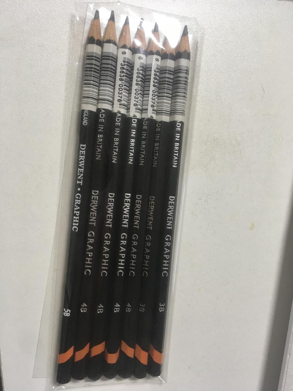 더웬트 그래픽연필/미술 3B 4B 5B 7개 전부다!!