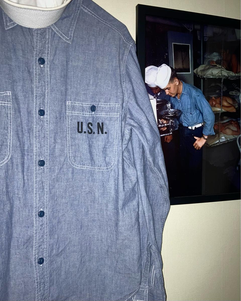 브론슨 샴브레이셔츠 38 (Bronson)