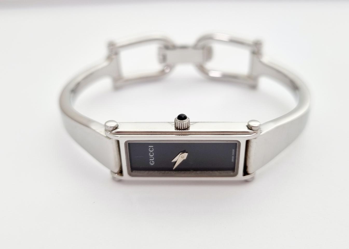 정품 구찌 1500L 블랙판 손목시계