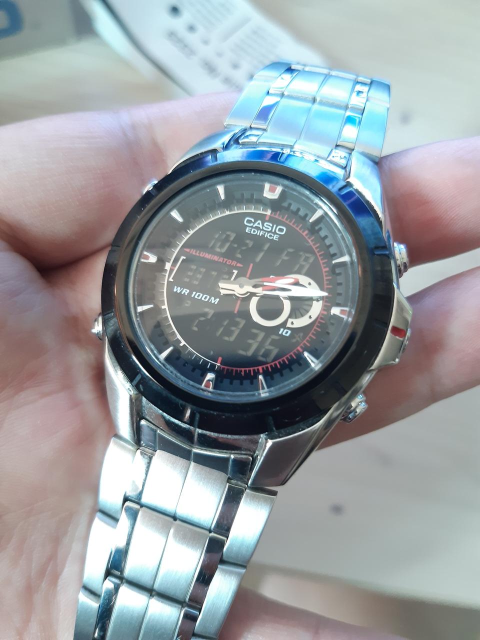 카시오 에디피스 스포츠 듀얼 남성 시계