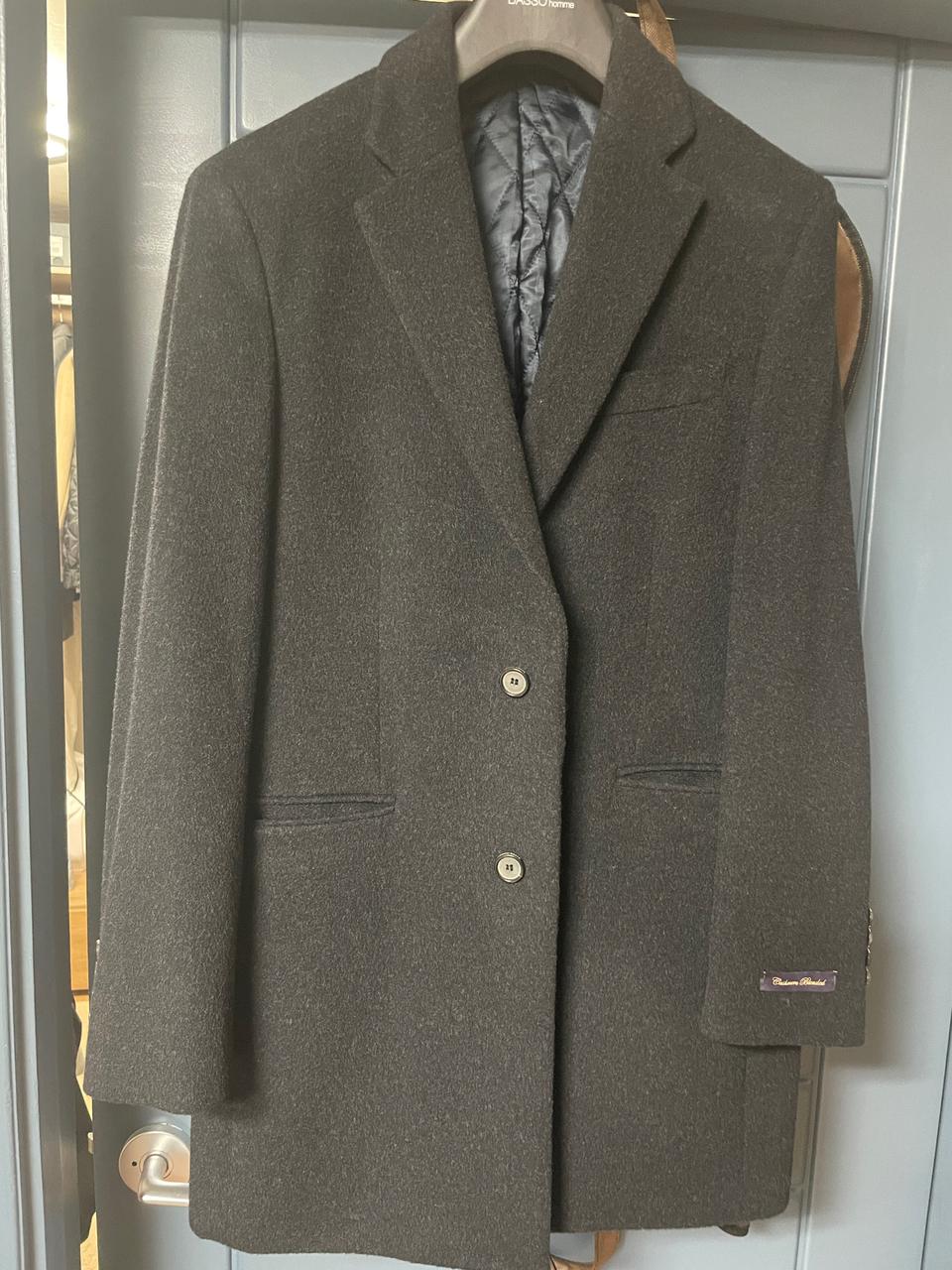 BASSO옴므 캐시미어 체스터코트 (100)