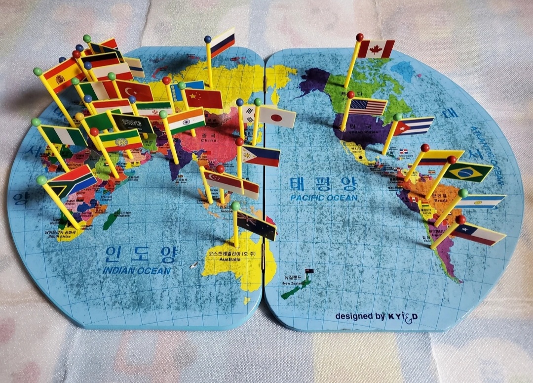 깃발만국기 혼자서한글떼기등