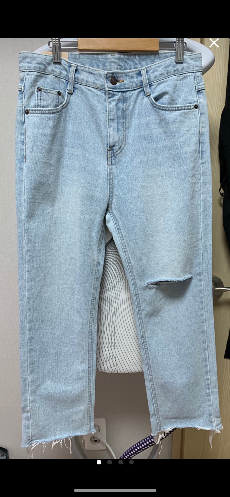 새상품-일자 청바지(텍있음)