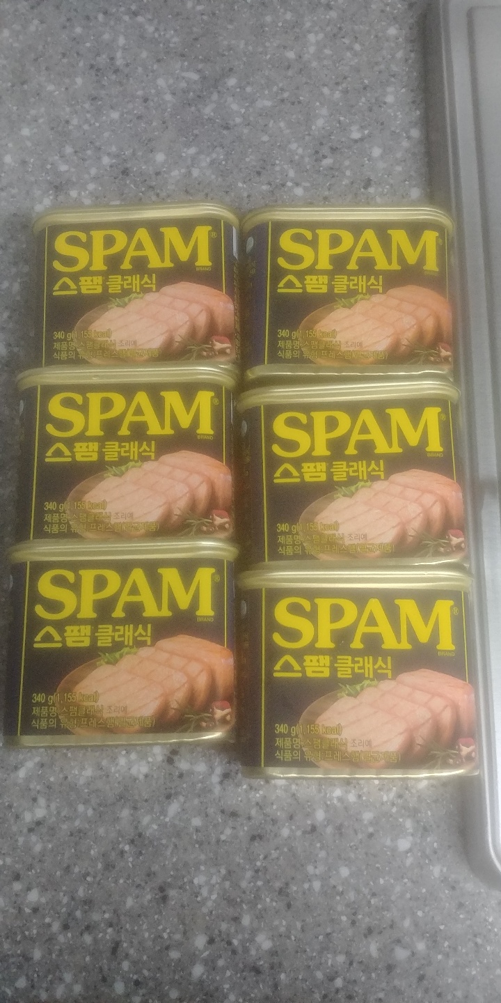 스팸 클래식 340g 6개 일괄판매 합니다 