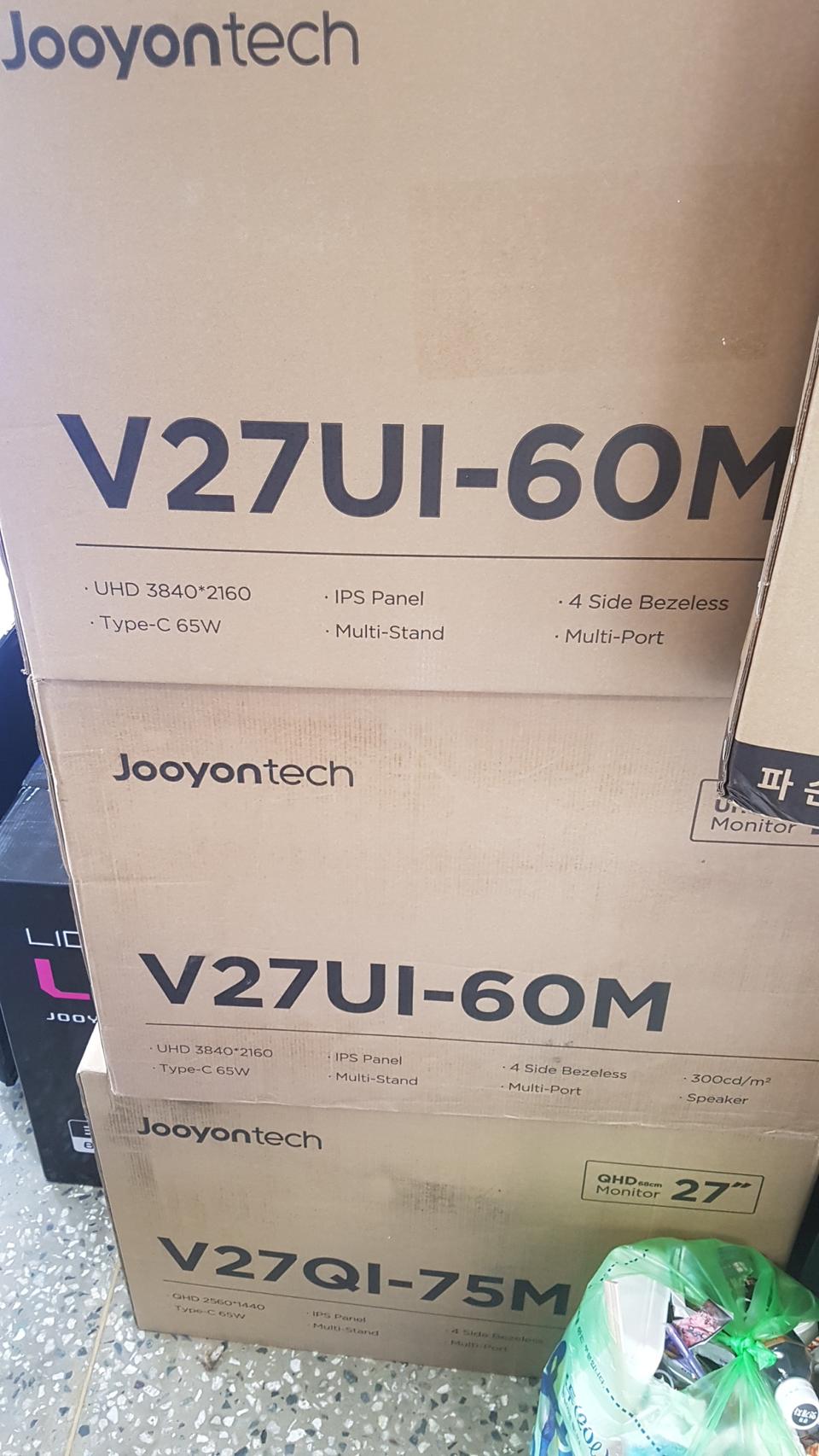 주연테크 V27UI-60M 4면보더리스 모니터