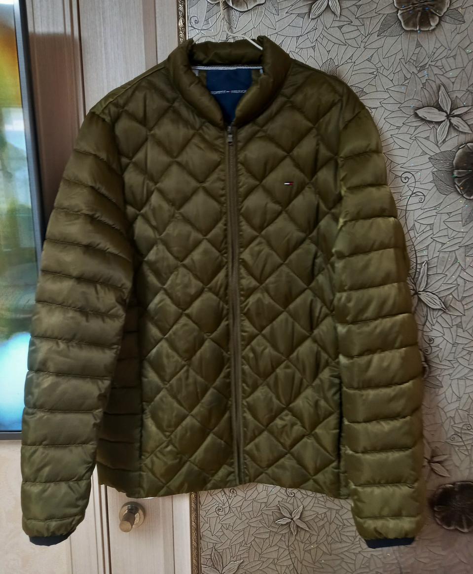 타미힐피거 퀼팅 누빔자켓 L