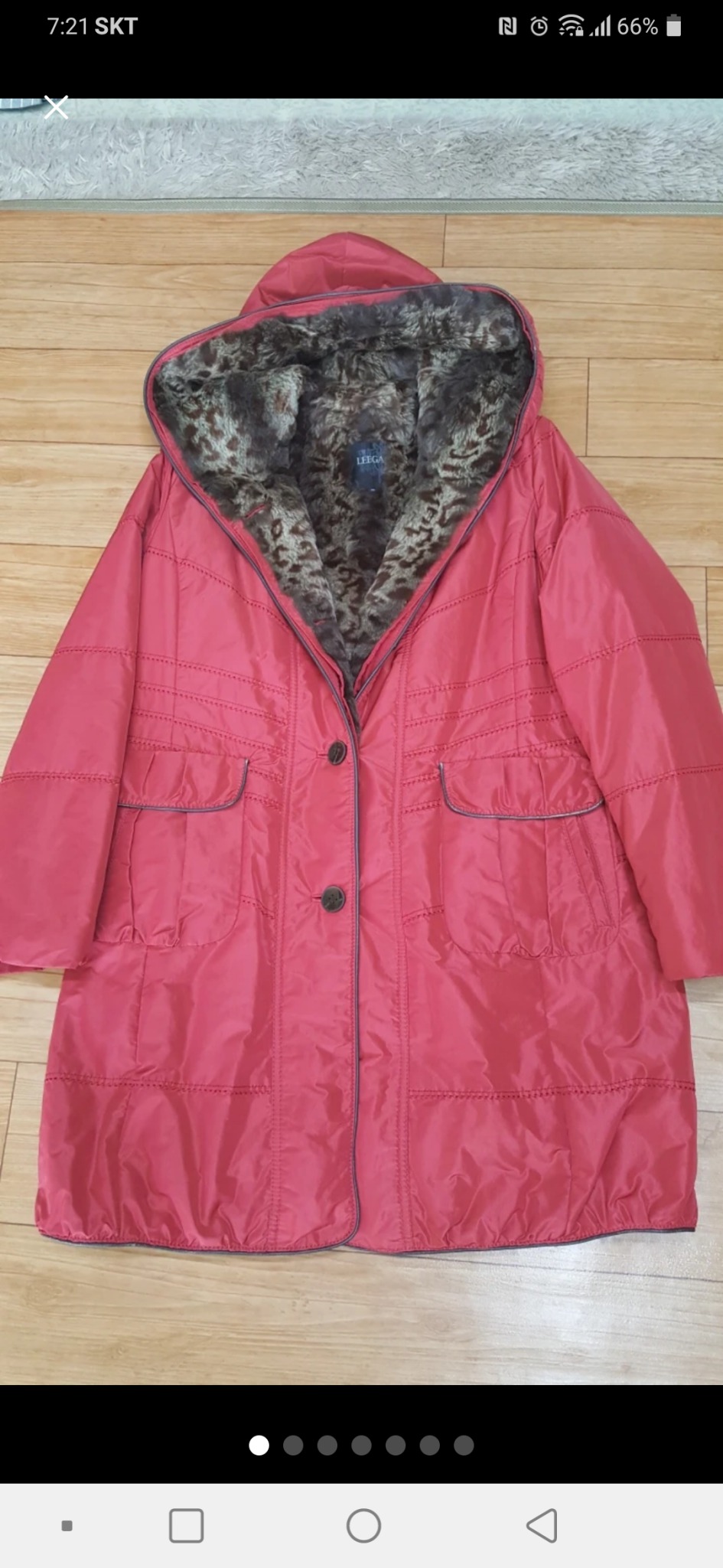 리가100%토끼털잠바95(77사쥐)