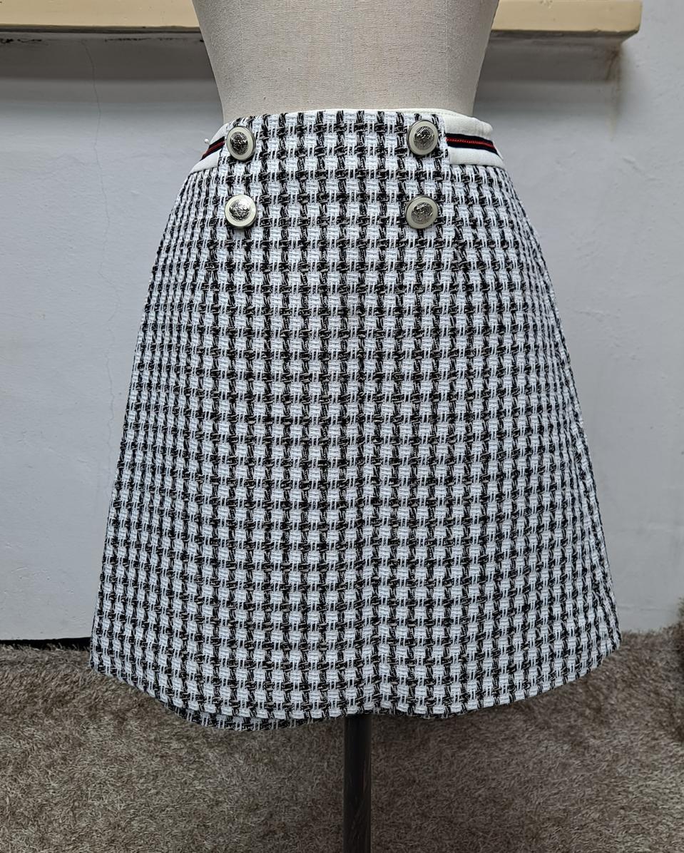 케네스레이디 트위드 스커트 55