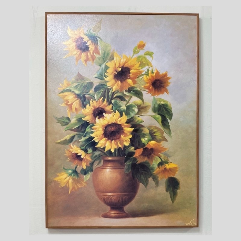 (새상품) 해바라기 정물화 액자