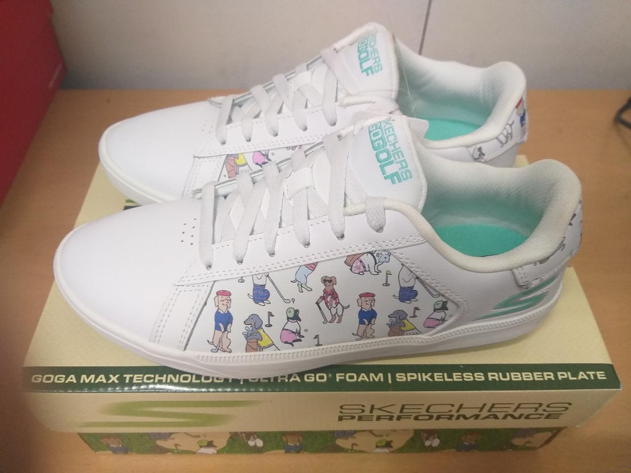 스케쳐스 정품 여성용 고 골프 드라이브 4 플레이 골프화 230